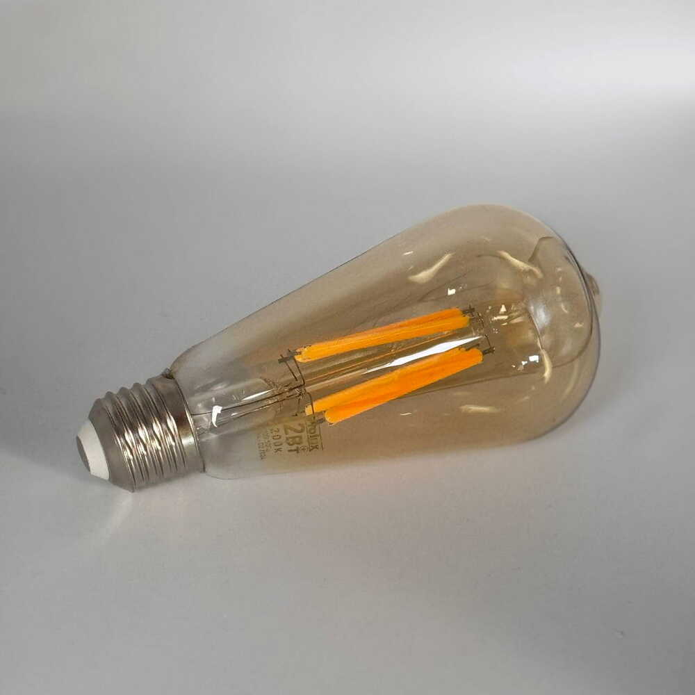Лампа LED FILAMENT ST64 12W E27 2200К VIOLUX ( 836034 )